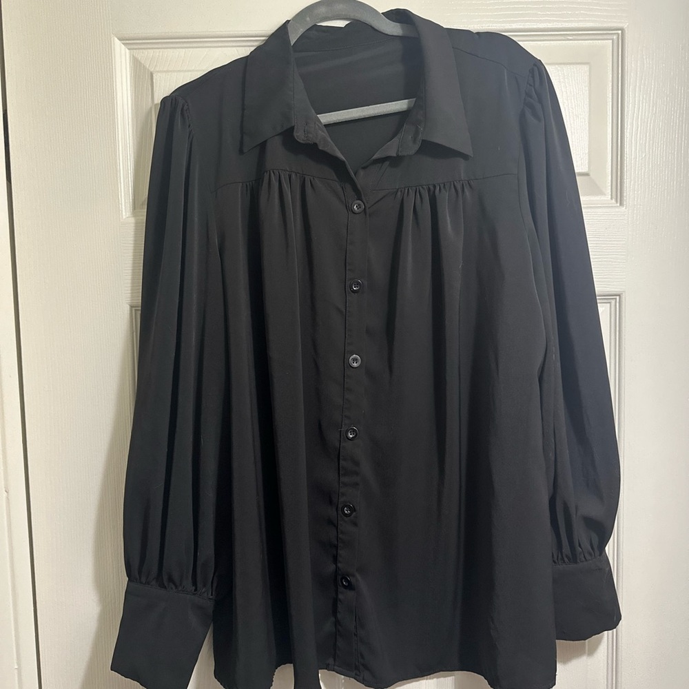 Elegant Black Women's Top
